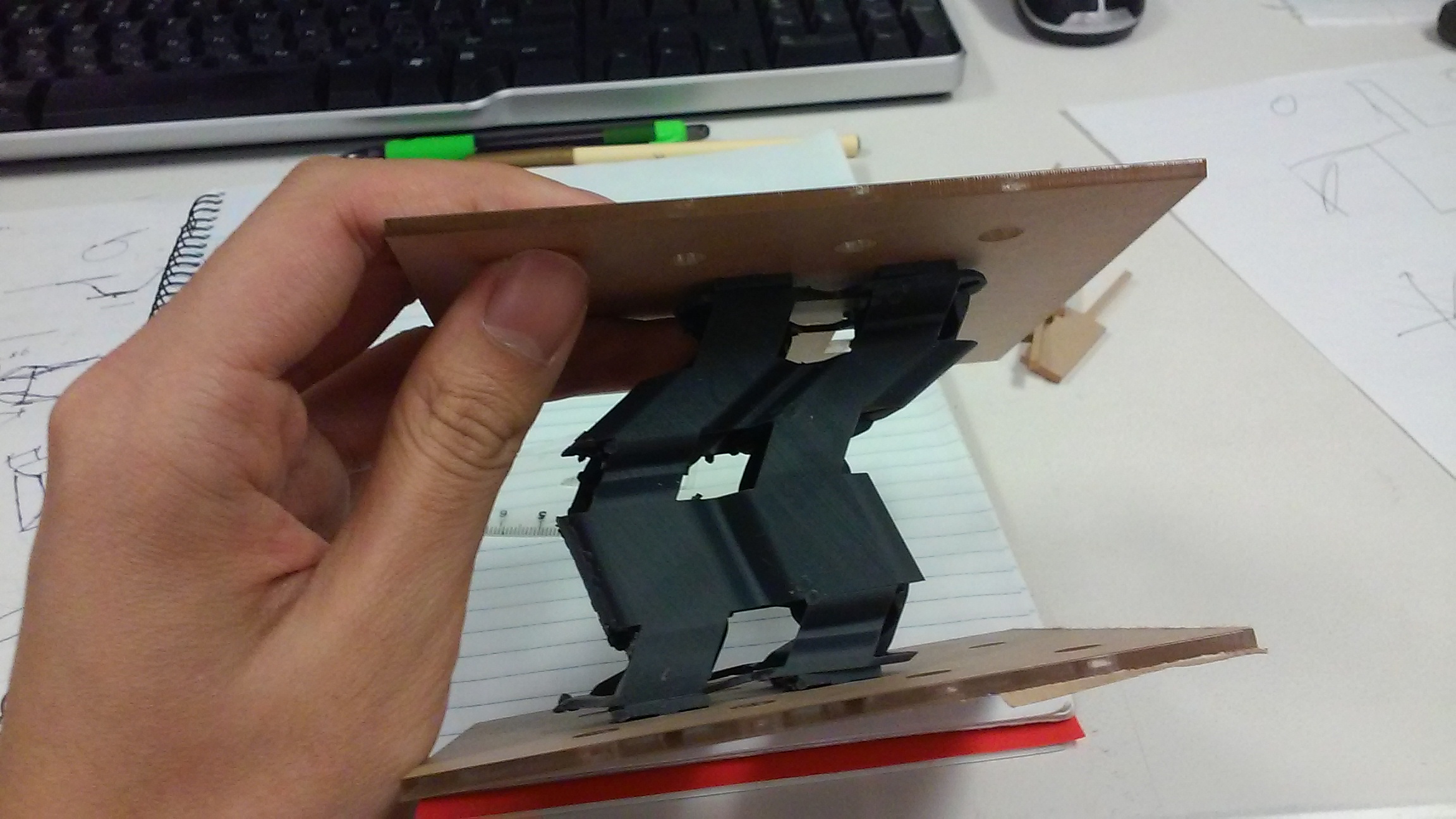 "3D-printed Self-Locking Origami Metamaterials with Piecewise Stiffness"