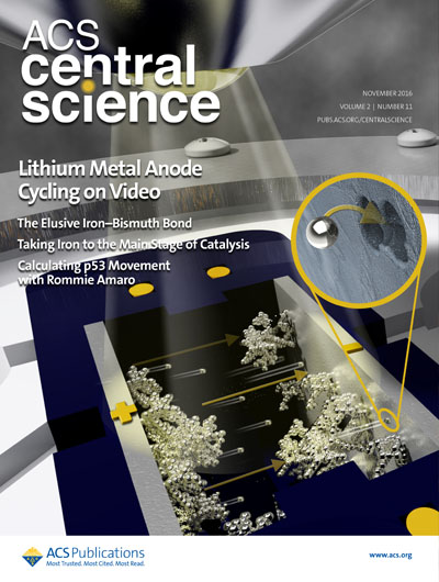 November 2016 cover of ACS Central Scienc